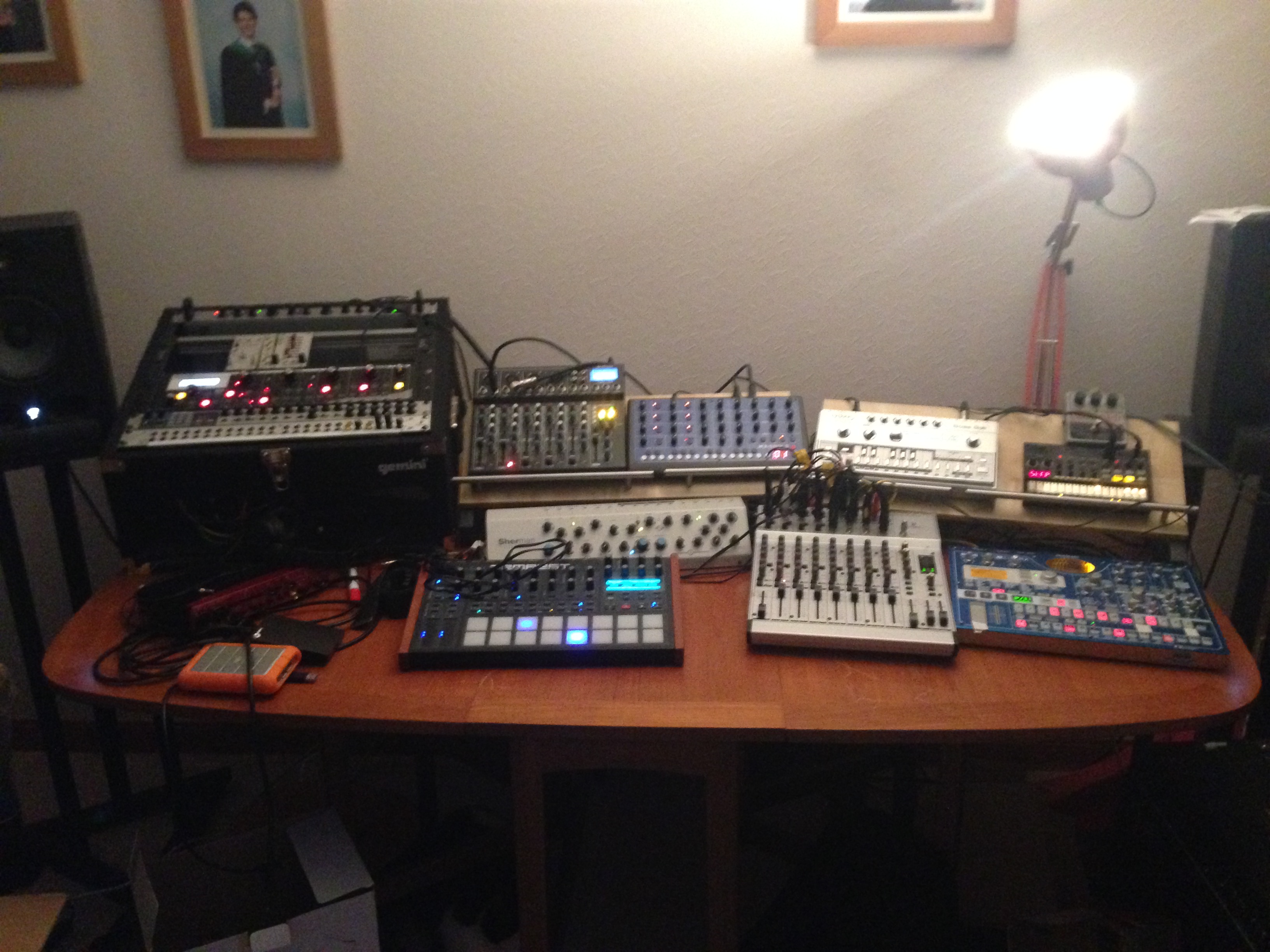 Collection of my synthesizers